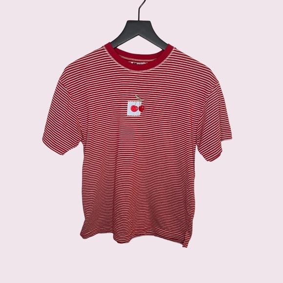 Bold Spirit Cherry Stripe Top - Picture 3 of 5